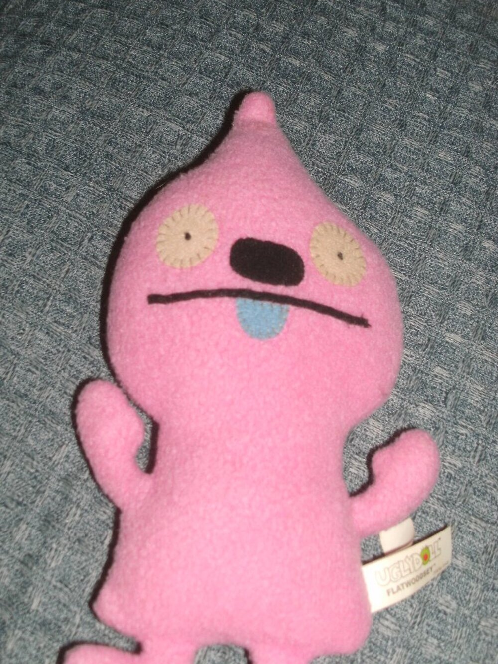 UglyDoll Rare Flatwoodsey Cute Ugly Doll Pink Monster 8” Plush Stuffed Toy 2010